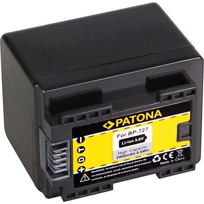 Patona Canon BP-727 Akku für Canon HF Serie - Kameraakku Patona Canon BP-727 Akku für Canon HF Serie - Kameraakku