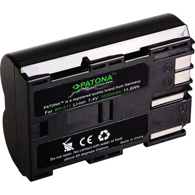PATONA Canon BP-511 Kameraakku - Kamera Akku PATONA Canon BP-511 Kameraakku - Kamera Akku