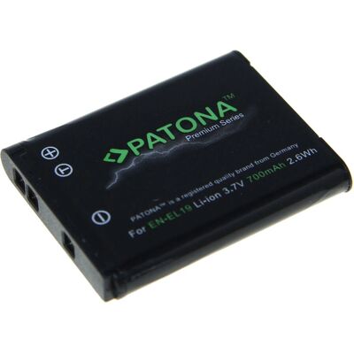 Batteria Patona per Nikon Canon - 700mAh Li-Ion Batteria Patona per Nikon Canon - 700mAh Li-Ion