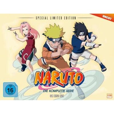 KSM GmbH K3980 Naruto DVD-Box - Limitierte Edition - 34 Discs KSM GmbH K3980 Naruto DVD-Box - Limitierte Edition - 34 Discs