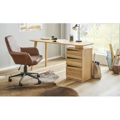 Sconto Tigris Holzfarben Schreibtisch - Büromöbel Sconto Tigris Holzfarben Schreibtisch - Büromöbel