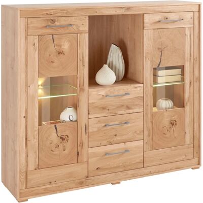 VOGEL Hochboard - 154 cm, Eichefarben/Wildeiche, 2-türig - Highboard VOGEL Hochboard - 154 cm, Eichefarben/Wildeiche, 2-türig - Highboard