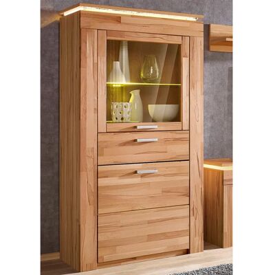 Vitrine - VOGL MÖBELFABRIK - Beige (kernbuche teilmassiv) - Höhe 158cm - Vitrine Vitrine - VOGL MÖBELFABRIK - Beige (kernbuche teilmassiv) - Höhe 158cm - Vitrine