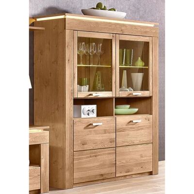 Vogl Möbel Fabrik Braune Vitrine - 158cm Höhe Vogl Möbel Fabrik Braune Vitrine - 158cm Höhe