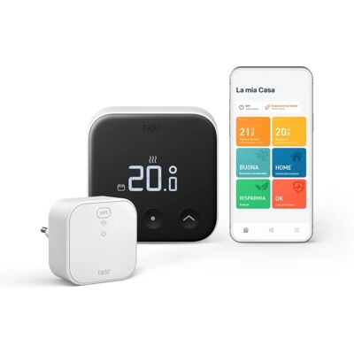 tado° Thermostat - Contrôle chauffage intelligent - Noir, Blanc tado° Thermostat - Contrôle chauffage intelligent - Noir, Blanc