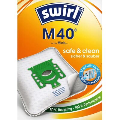 Swirl M 40 MicroPor Plus Worki do odkurzacza - MicroPor Plus - Worki do odkurzacza Swirl M 40 MicroPor Plus Worki do odkurzacza - MicroPor Plus - Worki do odkurzacza