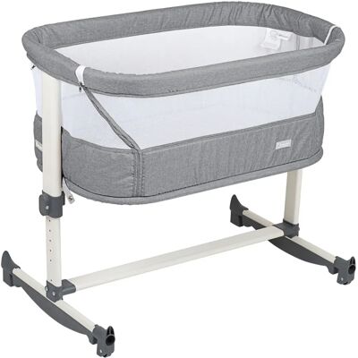 babyGO Vivaldi Grau Beistellbett - Babybett babyGO Vivaldi Grau Beistellbett - Babybett