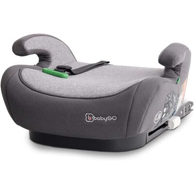 BabyGo Bursa IV 125-150 cm grau i-Size Booster - Kinder-Sitzerhöhung BabyGo Bursa IV 125-150 cm grau i-Size Booster - Kinder-Sitzerhöhung
