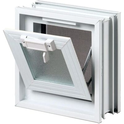 Fuchs Design - Lüftungsfenster 19x19x8 - Weiss - Ventilation Window Fuchs Design - Lüftungsfenster 19x19x8 - Weiss - Ventilation Window
