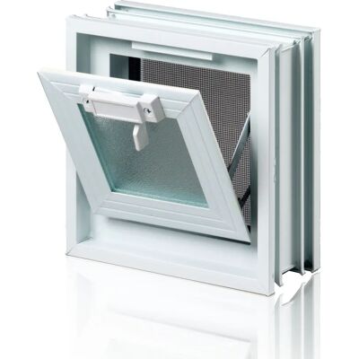 Fuchs Design - Lüftungsfenster - 24 x 24 x 8 cm - blanc - Publicité Fuchs Design - Lüftungsfenster - 24 x 24 x 8 cm - blanc - Publicité