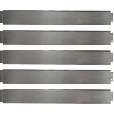 Oskar - Borde de césped - Plata - 100x14cm - 5m Oskar - Borde de césped - Plata - 100x14cm - 5m
