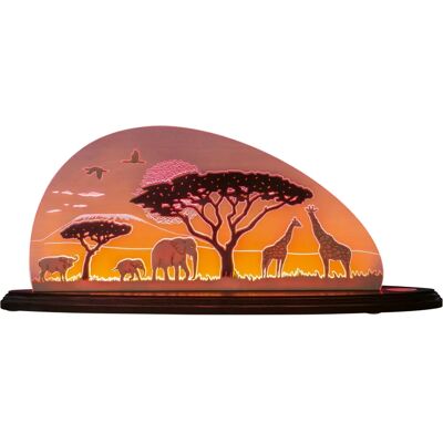 WEIGLA Safari LED Dekolicht - Elefanten Design - 20cm - Innen Deko WEIGLA Safari LED Dekolicht - Elefanten Design - 20cm - Innen Deko