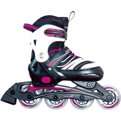 Muuwmi Patines en línea para niños Talla 33-36 Rosa/Blanco - Patines infantiles Muuwmi Patines en línea para niños Talla 33-36 Rosa/Blanco - Patines infantiles