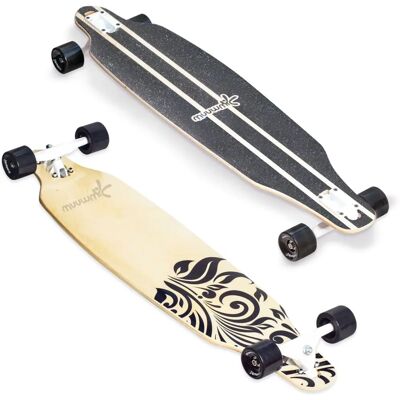 Muuwmi Grünes Longboard 97x23cm - Robustes Dropthrough-Board Muuwmi Grünes Longboard 97x23cm - Robustes Dropthrough-Board