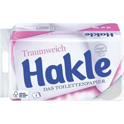 Hakle Modell Traumweich - 4-lagiges Toilettenpapier - 130 Blätter Hakle Modell Traumweich - 4-lagiges Toilettenpapier - 130 Blätter