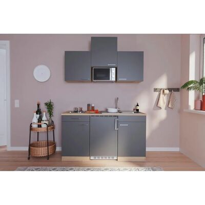 RESPEKTA UKS110A+ 150cm Moderní Kuchyňská Sada - Šedá RESPEKTA UKS110A+ 150cm Moderní Kuchyňská Sada - Šedá