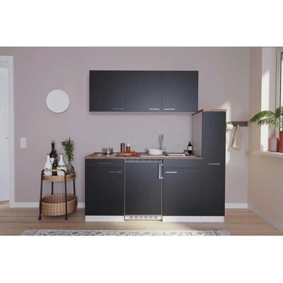 RESPEKTA - KB180WWC - Nero - 180 cm - Kitchen RESPEKTA - KB180WWC - Nero - 180 cm - Kitchen