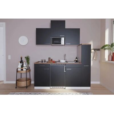 Respekta UKS110A+ Moderní kuchyně - 180cm, černá Respekta UKS110A+ Moderní kuchyně - 180cm, černá