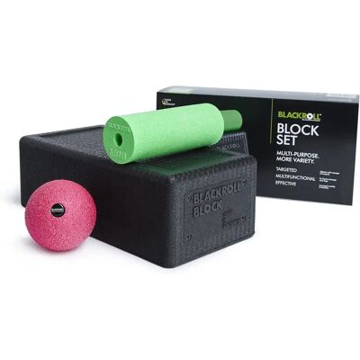 Blackroll Kompaktes Yoga- und Massage-Set - Myofaszial-Werkzeuge Blackroll Kompaktes Yoga- und Massage-Set - Myofaszial-Werkzeuge