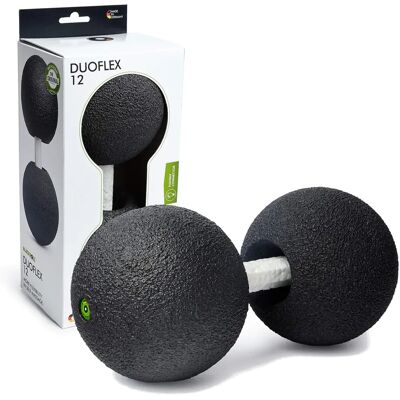 Blackroll Duoflex 12 - Boule de fascia flexible pour auto-massage - Publicité Blackroll Duoflex 12 - Boule de fascia flexible pour auto-massage - Publicité