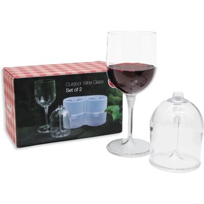 Weingläser to go - 2er Set, tragbar, outdoor Weingläser to go - 2er Set, tragbar, outdoor