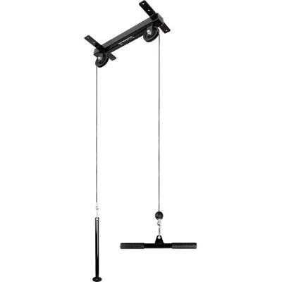 System linowy na ścianę - 200kg - Czarny System linowy na ścianę - 200kg - Czarny