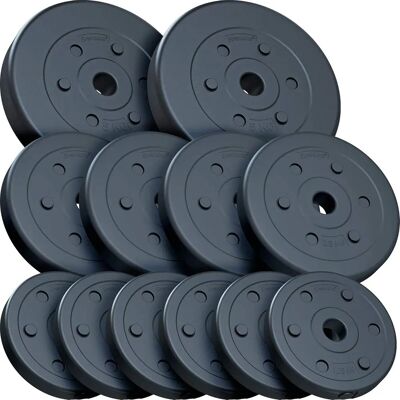 Scsports - 45 kg regulowane - Ø31 mm - Czarny - Zestaw hantli Scsports - 45 kg regulowane - Ø31 mm - Czarny - Zestaw hantli
