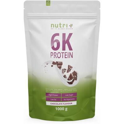 Nutri+ 6K Proteína Vegana em Pó 80% 1kg - Suplemento vegetal de alta qualidade Nutri+ 6K Proteína Vegana em Pó 80% 1kg - Suplemento vegetal de alta qualidade