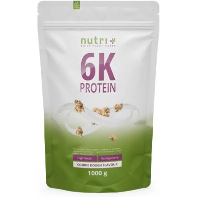 Nutri+ 6K Proteína Vegana em Pó - Alta Qualidade - 1kg Nutri+ 6K Proteína Vegana em Pó - Alta Qualidade - 1kg