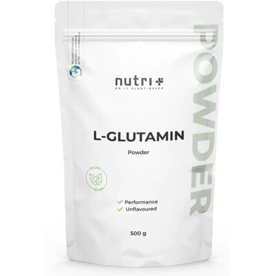 Nutri+ - L-Glutamina - 500 g - Pó - Suplemento Nutri+ - L-Glutamina - 500 g - Pó - Suplemento