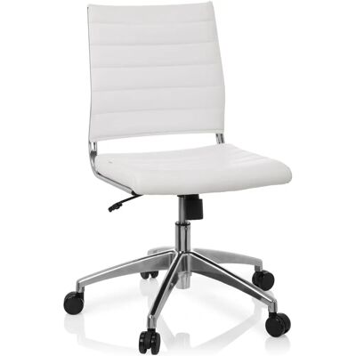 HJH OFFICE Trisha Chaise de Bureau Blanche - Chaise de Bureau - Publicité HJH OFFICE Trisha Chaise de Bureau Blanche - Chaise de Bureau - Publicité