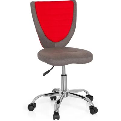 Krzesło biurowe dla dzieci HJH OFFICE - Regulowane, Szaro-Czerwone Krzesło biurowe dla dzieci HJH OFFICE - Regulowane, Szaro-Czerwone