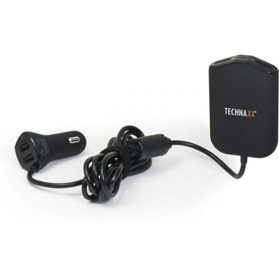 Technaxx TE14 Autoladegerät - Multi-USB - Schwarz - Autozubehör Technaxx TE14 Autoladegerät - Multi-USB - Schwarz - Autozubehör