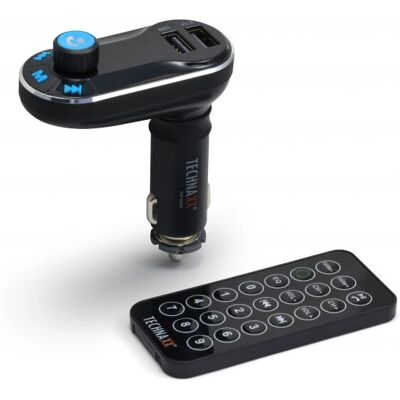Technaxx FMT600BT Trådlös Bluetooth-sändare - Svart Technaxx FMT600BT Trådlös Bluetooth-sändare - Svart