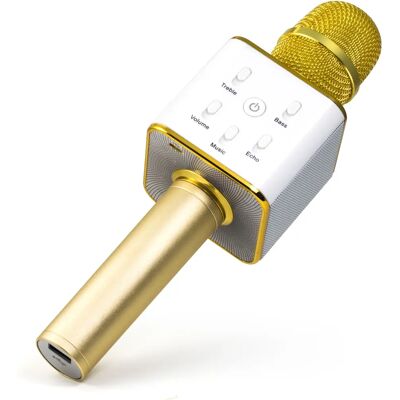 Technaxx BT-X31 Fehér Arany Karaoke Mikrofoni - Mikrofon Technaxx BT-X31 Fehér Arany Karaoke Mikrofoni - Mikrofon
