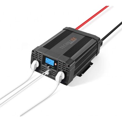 Technaxx TE20 Strömomvandlare - 2000W, Svart Technaxx TE20 Strömomvandlare - 2000W, Svart