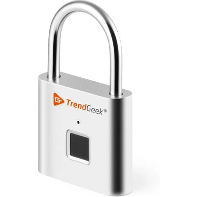 Technaxx TG-131 Silver Biometric Padlock with Fingerprint Technaxx TG-131 Silver Biometric Padlock with Fingerprint