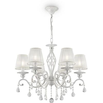 Maytoni ARM247-06-G Ceiling Lighting - White with Gold, 6 Bulbs Maytoni ARM247-06-G Ceiling Lighting - White with Gold, 6 Bulbs
