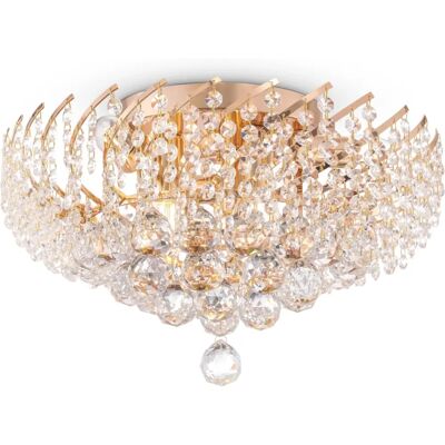 Maytoni DIA120-06-G Gold Ceiling Light - 6 Lights, E14 Maytoni DIA120-06-G Gold Ceiling Light - 6 Lights, E14