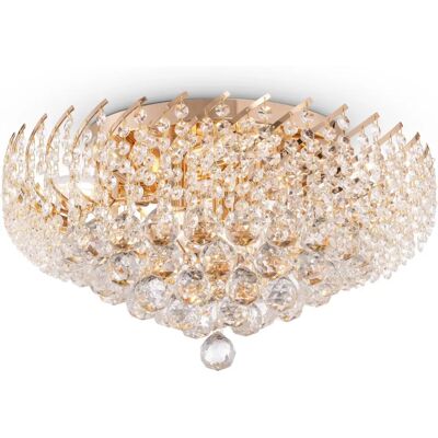 Maytoni DIA120-09-G Ceiling Light - Gold & Crystal 9-Light E14 Maytoni DIA120-09-G Ceiling Light - Gold & Crystal 9-Light E14