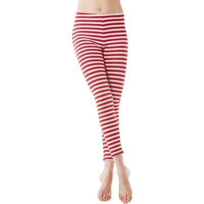 buttinette - Ringel-Leggings - rot/weiß - Leggings buttinette - Ringel-Leggings - rot/weiß - Leggings
