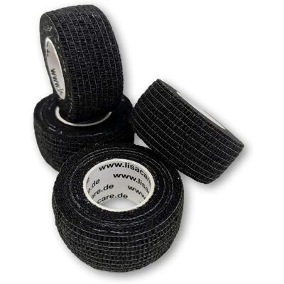 LisaCare - Cerotti dita 2.5x4.5m 4pz - Nero - 4 pezzi - Adhesive bandage LisaCare - Cerotti dita 2.5x4.5m 4pz - Nero - 4 pezzi - Adhesive bandage