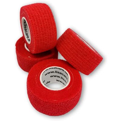 LisaCare - Cerotti dita 2.5x4.5m - Rosso - 4 pz - Bandage LisaCare - Cerotti dita 2.5x4.5m - Rosso - 4 pz - Bandage
