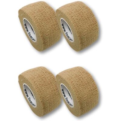 LisaCare - Cerotti dita 2,5cmx4,5m - Beige - Bandage LisaCare - Cerotti dita 2,5cmx4,5m - Beige - Bandage