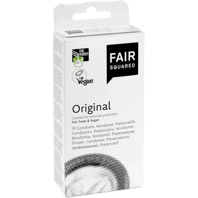Fair Squared Natürliche Gummi-Latex Kondome - 52mm - Packung 10, 20, 30 Fair Squared Natürliche Gummi-Latex Kondome - 52mm - Packung 10, 20, 30