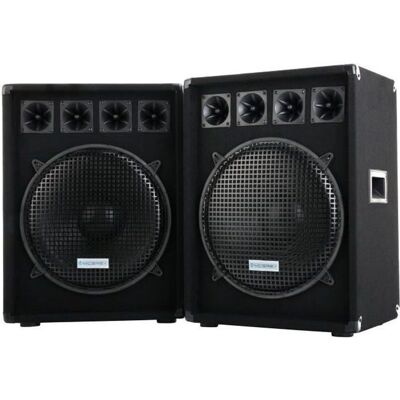 Mcgrey - PA Ensemble d enceintes 15" Subwoeurs - 2x 800W - Système d enceintes - Publicité Mcgrey - PA Ensemble d enceintes 15" Subwoeurs - 2x 800W - Système d enceintes - Publicité