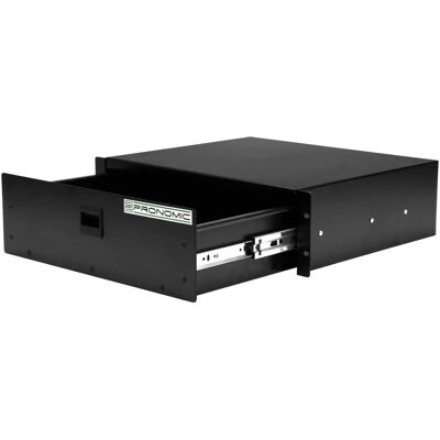 Pronomic - RD-103 - 3U - Noir - Rack Drawer - Publicité Pronomic - RD-103 - 3U - Noir - Rack Drawer - Publicité