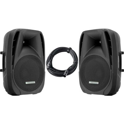 Pronomic 2x15" Enceinte PA active - 700W - Bluetooth - Publicité Pronomic 2x15" Enceinte PA active - 700W - Bluetooth - Publicité