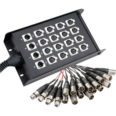 Pronomic - Multicore 16/4 - 30m - XLR - Câble multicore - Publicité Pronomic - Multicore 16/4 - 30m - XLR - Câble multicore - Publicité