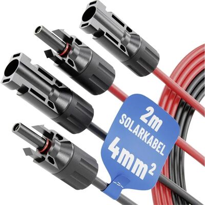 Absina Solarkabel Set MC4 4mm² IP67 - Photovoltaik Absina Solarkabel Set MC4 4mm² IP67 - Photovoltaik